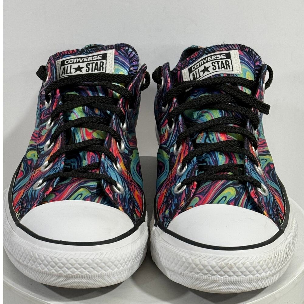 Converse Chuck Taylor All Star Satin Swirl Oil Slick Low Sneakers Women 10 Men 8